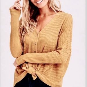 American Eagle Waffle Knit Sweater